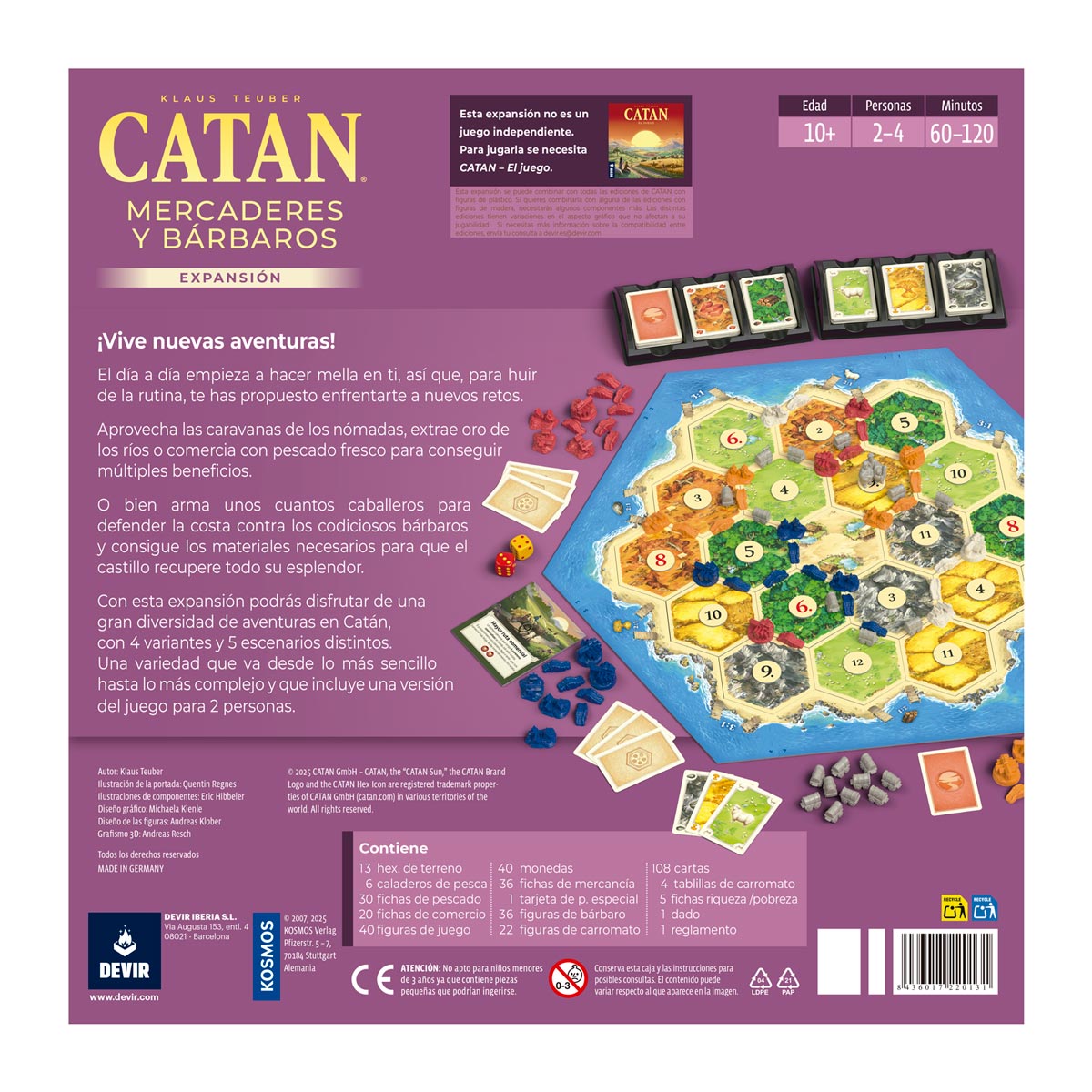 CATAN: MERCADERES Y BÁRBAROS – El Destino de la Isla en tus Manos