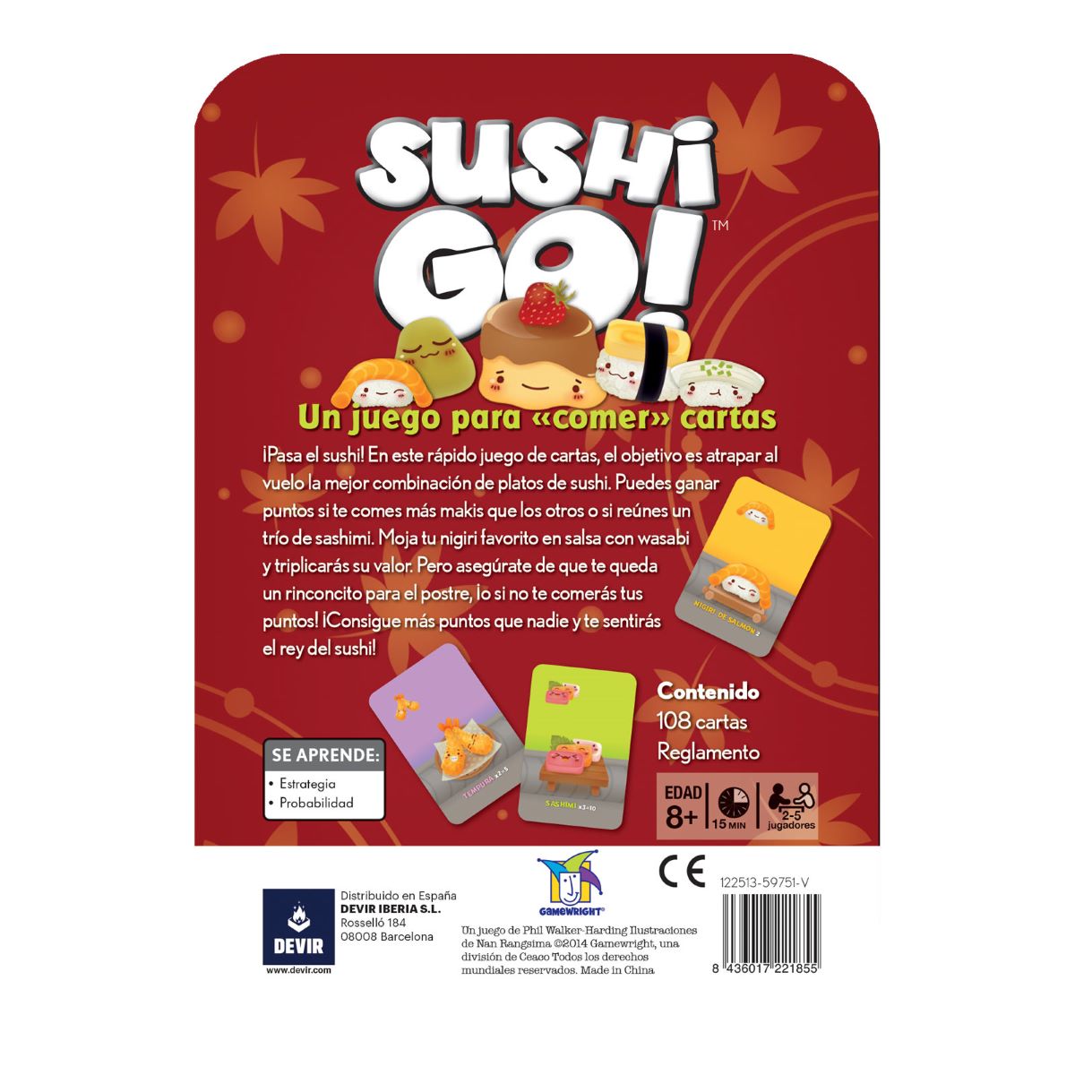 SUSHI GO! - Un Juego para «Comer» Cartas (¡El Menú Perfecto!)