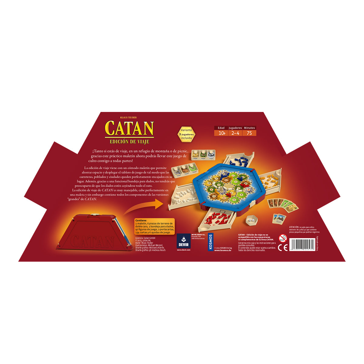 Catan: Edición de Viaje - El Clásico Juego de Mesa para Llevar