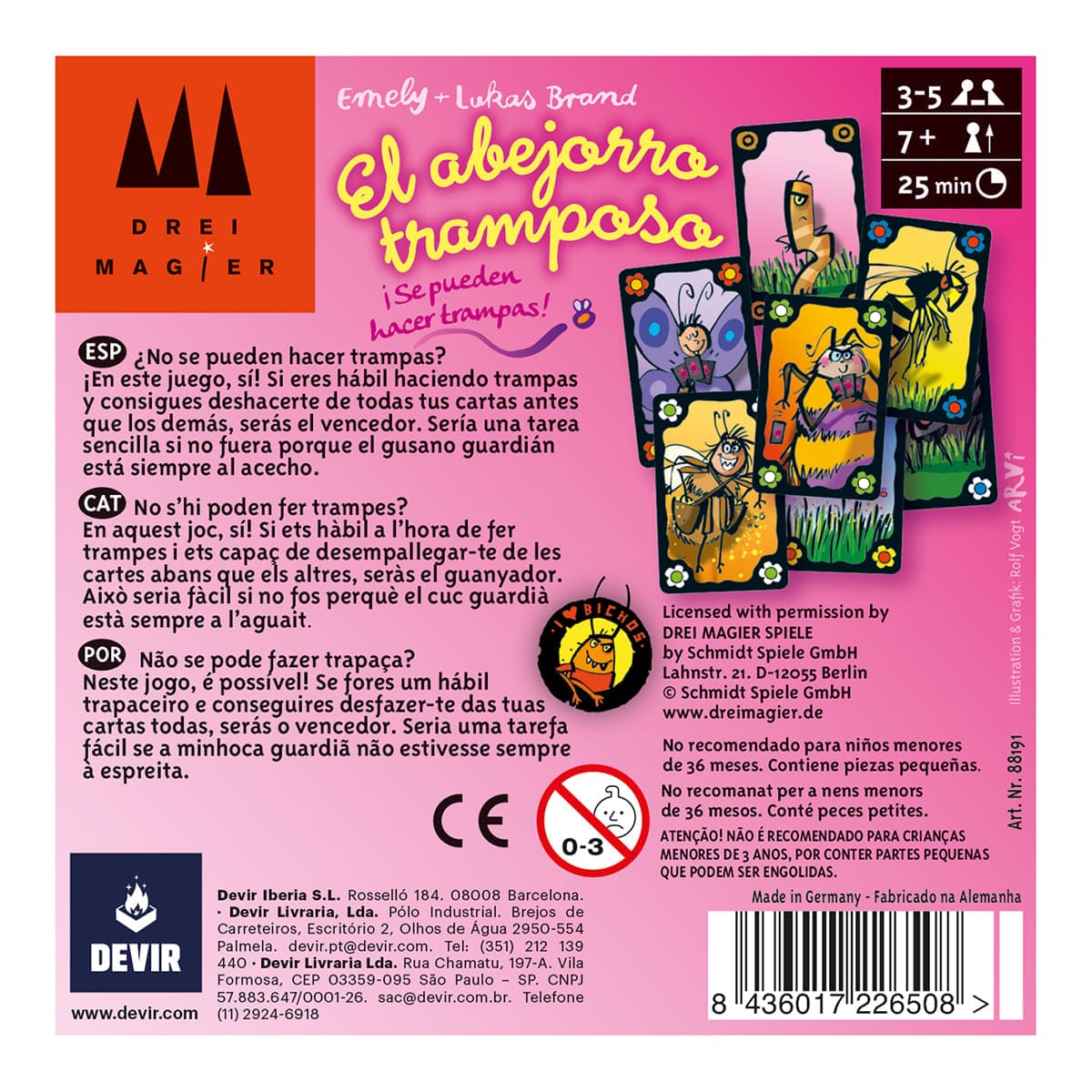 El Abejorro Tramposo - El Juego de Cartas donde Tienes que Hacer Trampa