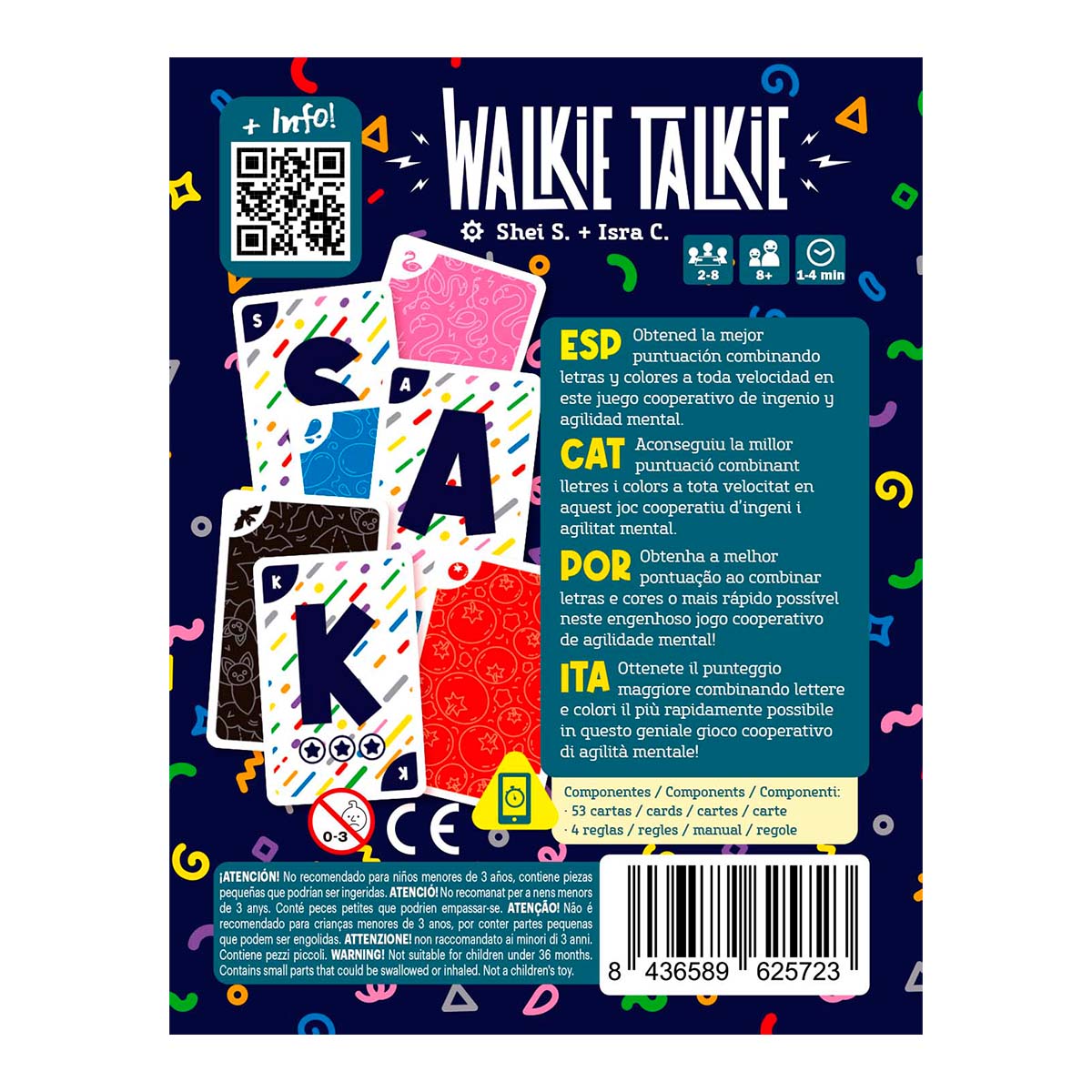 Walkie Talkie - Juego de Cartas Cooperativo en Tiempo Real