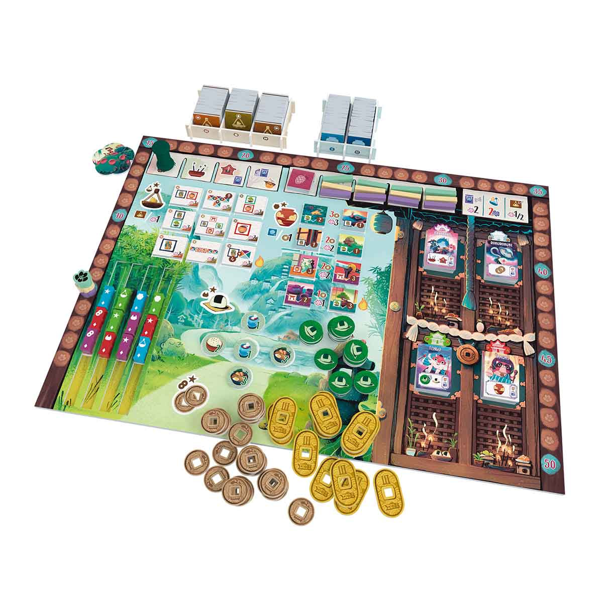 Bamboo - Juego de Mesa de Estrategia y Gestión de Acciones (Devir)