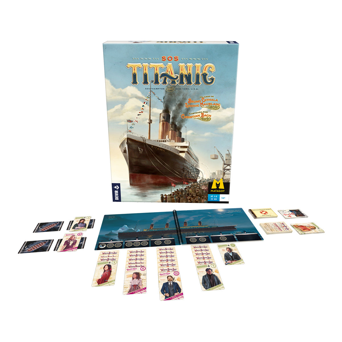 SOS Titanic - Juego de Mesa Cooperativo y en Solitario (Devir)