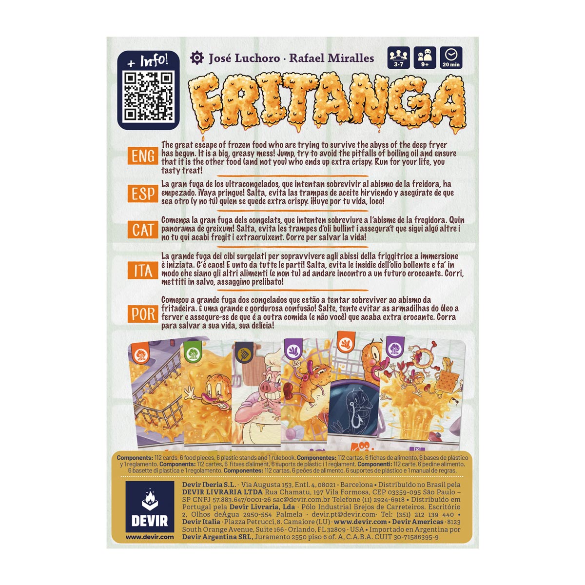 FRITANGA - ¡Sobrevive al Aceite Hirviendo! (Juego de Supervivencia Devir)