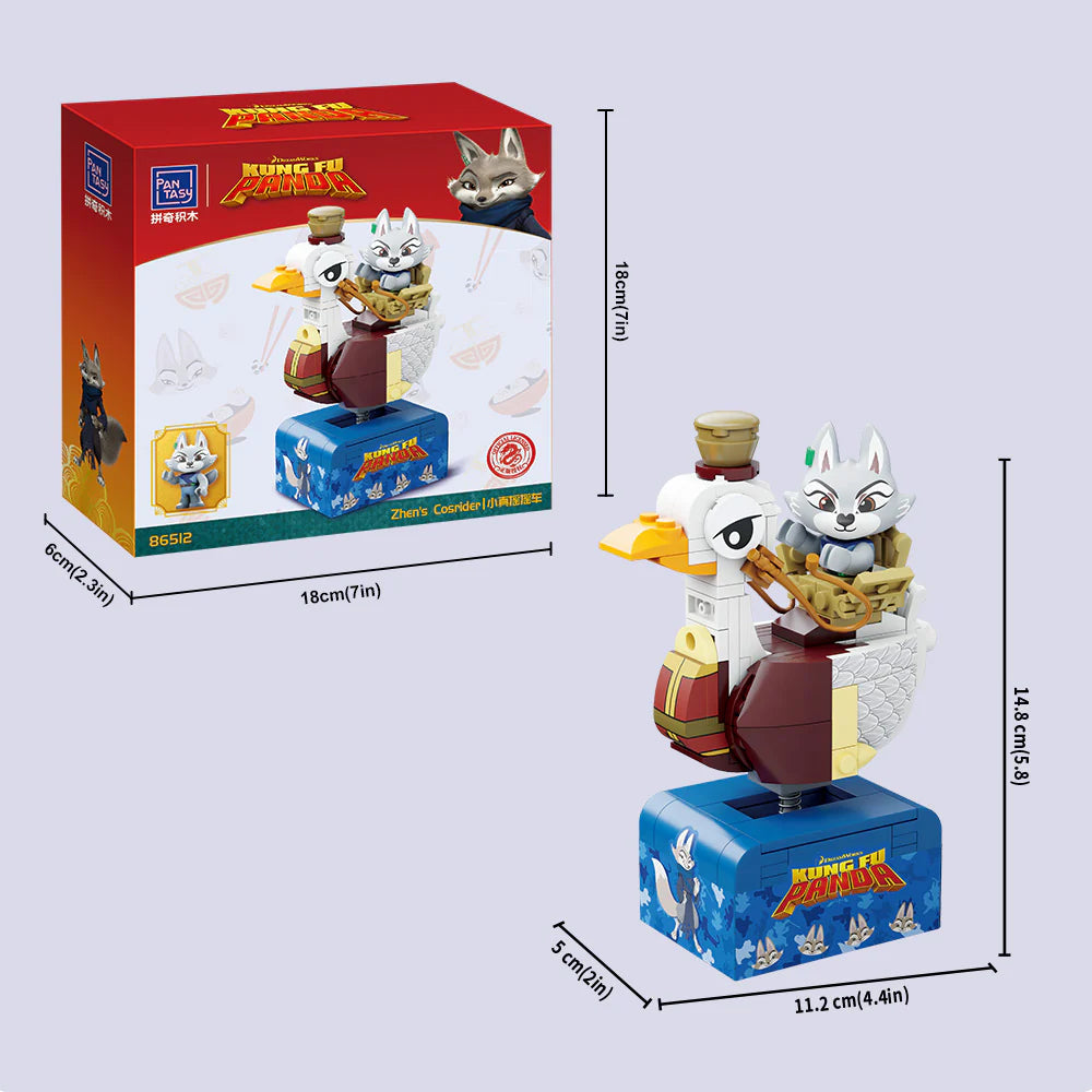 Set de Bloques Kung Fu Panda: Zhen's Cosrider
