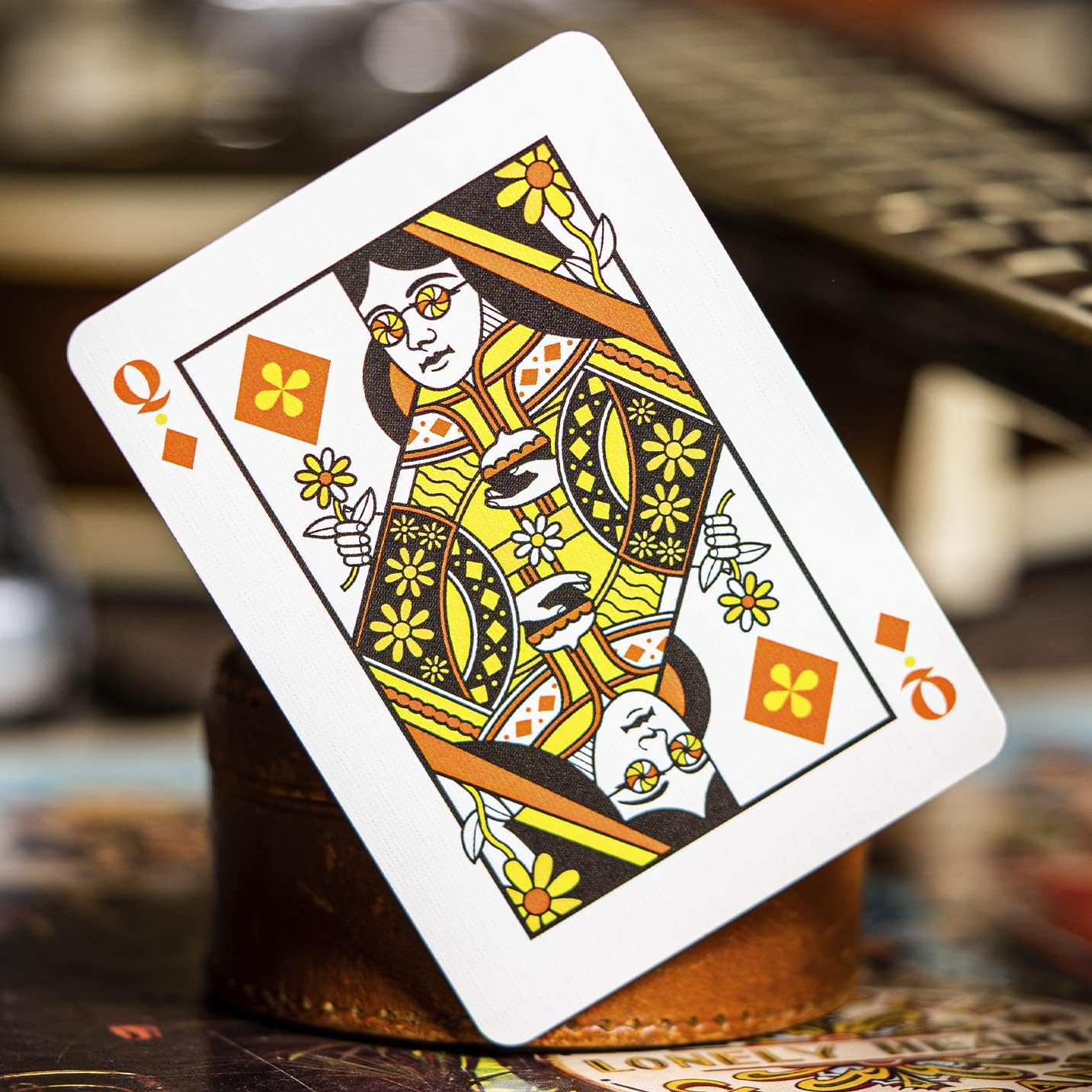 theory11 THE BEATLES - Baraja de Cartas Premium (Green Deck) - Versión Sgt. Pepper