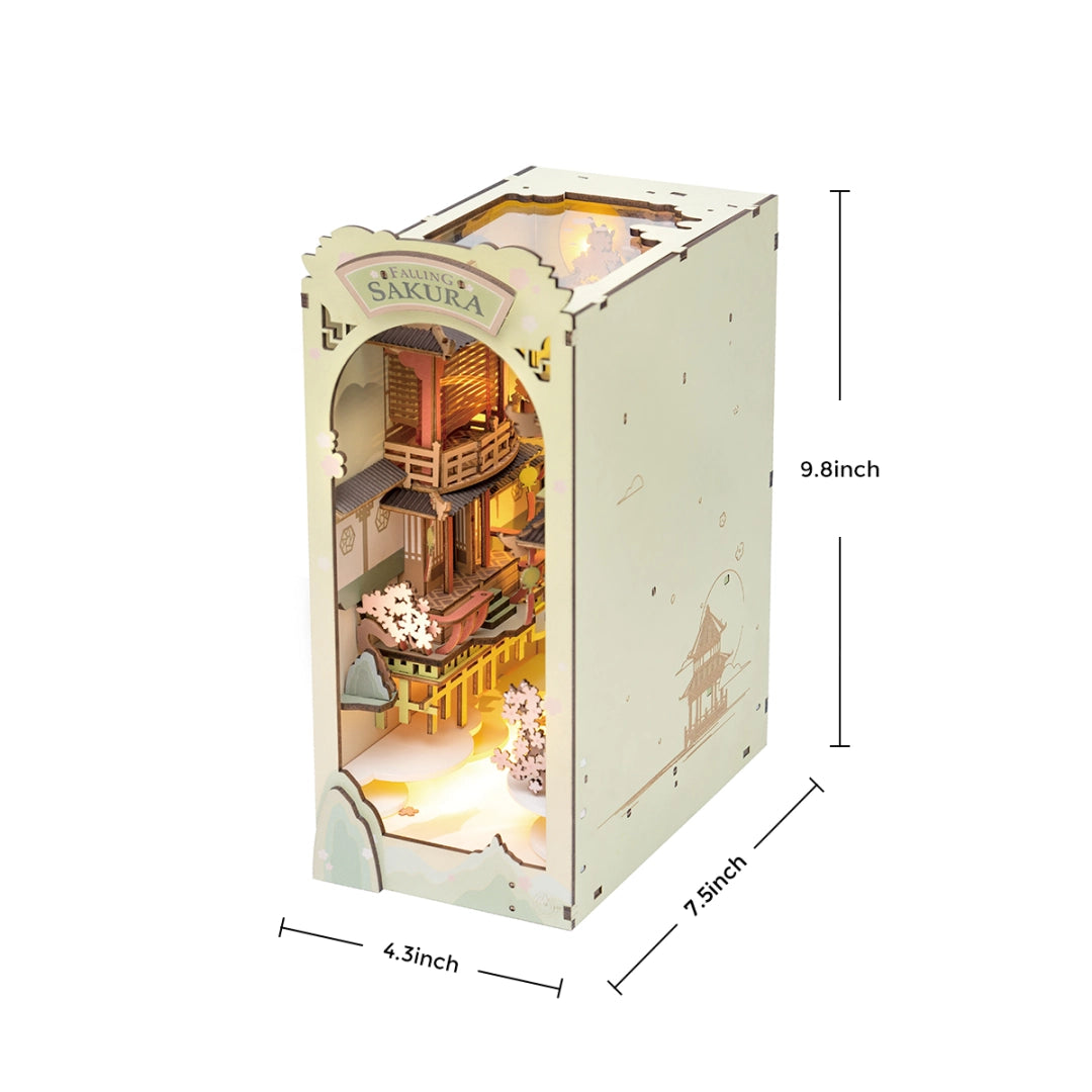 Separador de libros - Falling Sakura - Booknook (TGB05)