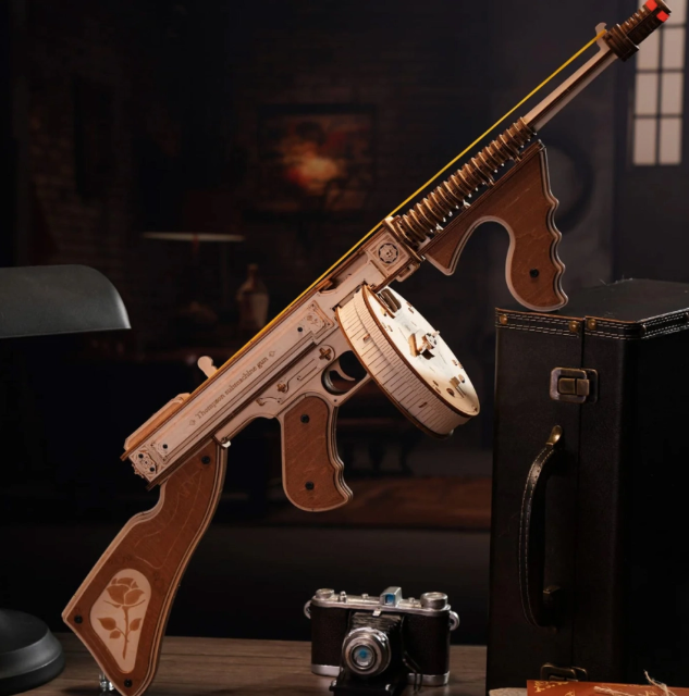 Puzzle 3D Thompson Submachine Gun (LQB01)