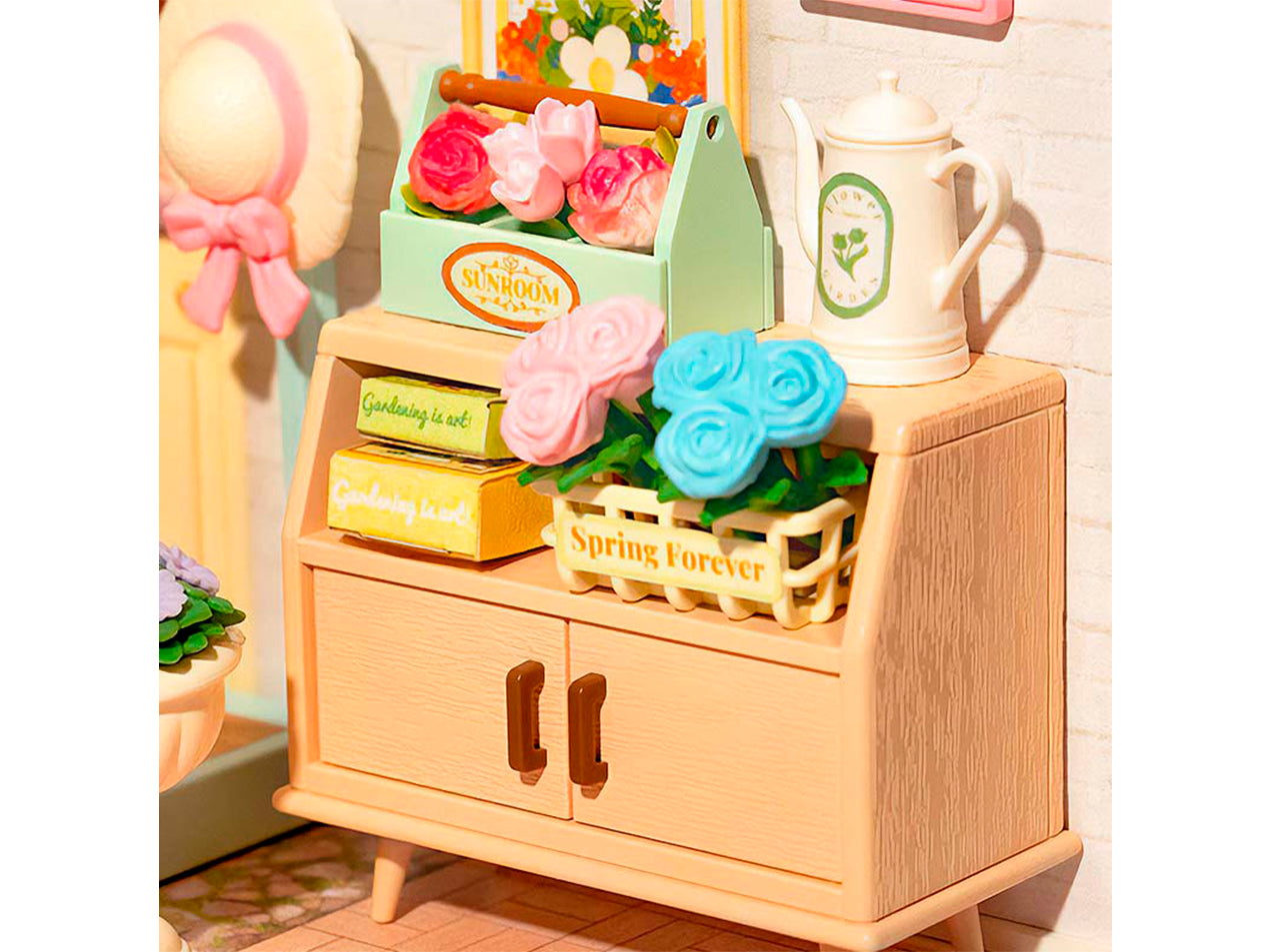 Miniatura DIY "Blooming Tea Garden" - Casa de Té para Armar (Robotime)