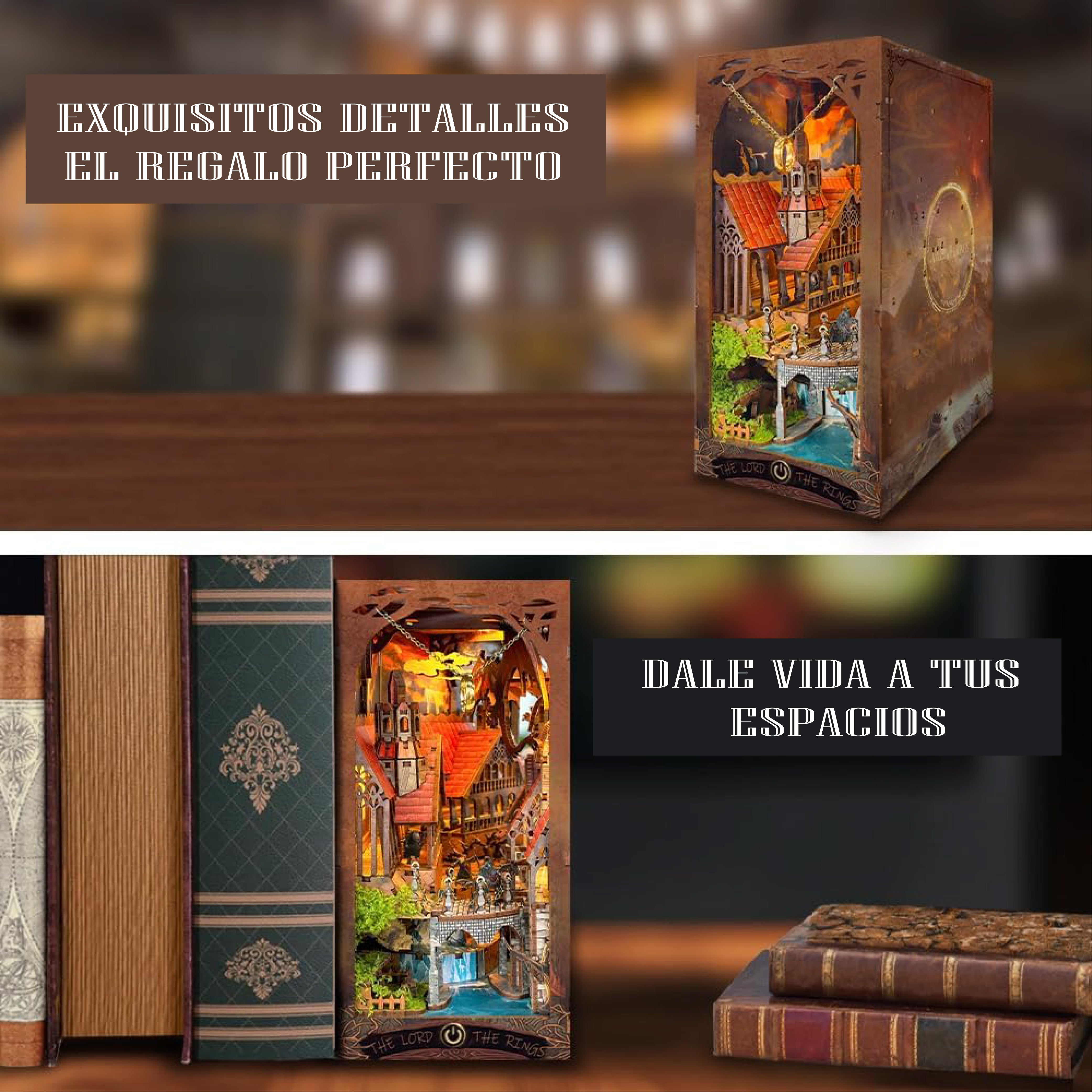 Separador de Libros - El valle de los Anillos - tematica de "El Señor de los Anillos".