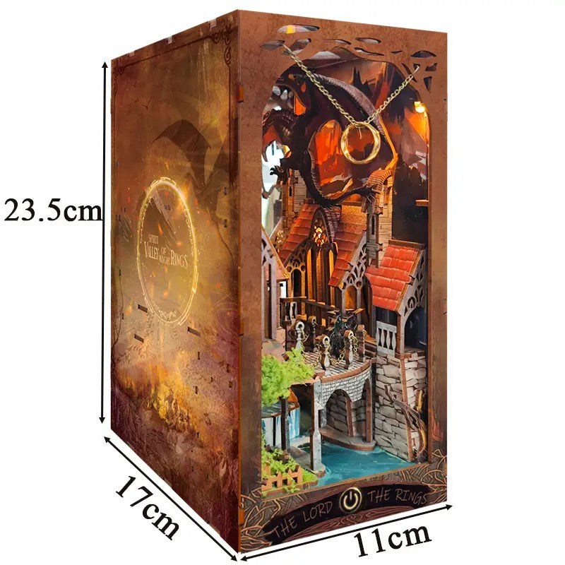 Separador de Libros - El valle de los Anillos - tematica de "El Señor de los Anillos".