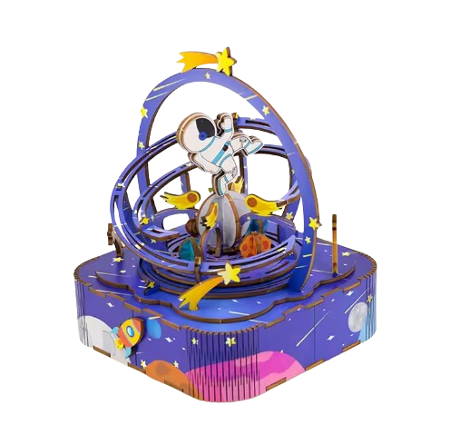 Paseando por el espacio - Caja de música Armable MB007