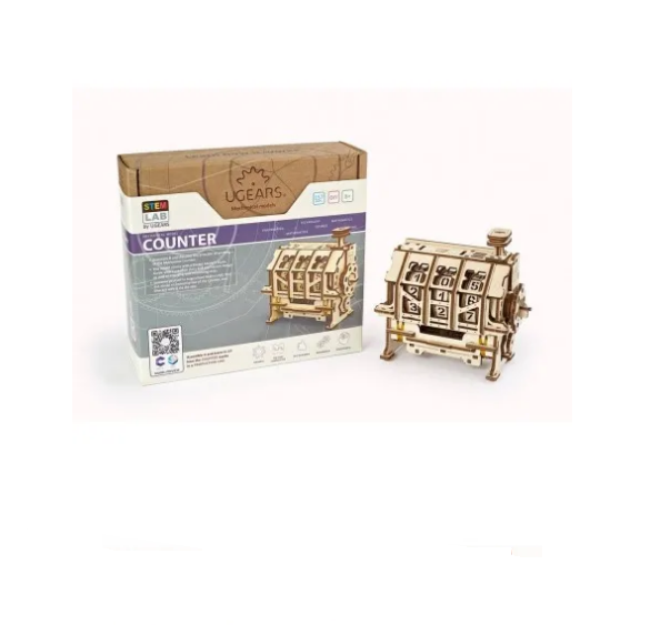 Ugears Contador Mecánico maqueta de madera - vista 2