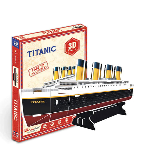 Puzzle 3D Titanic CUBICFUN (30 PIEZAS)
