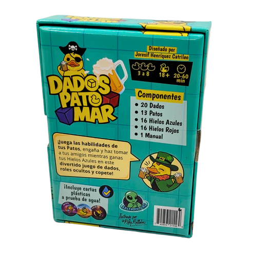 DADOS PATO MAR: ¡Engaño, Dados y Hielo en Alta Mar!