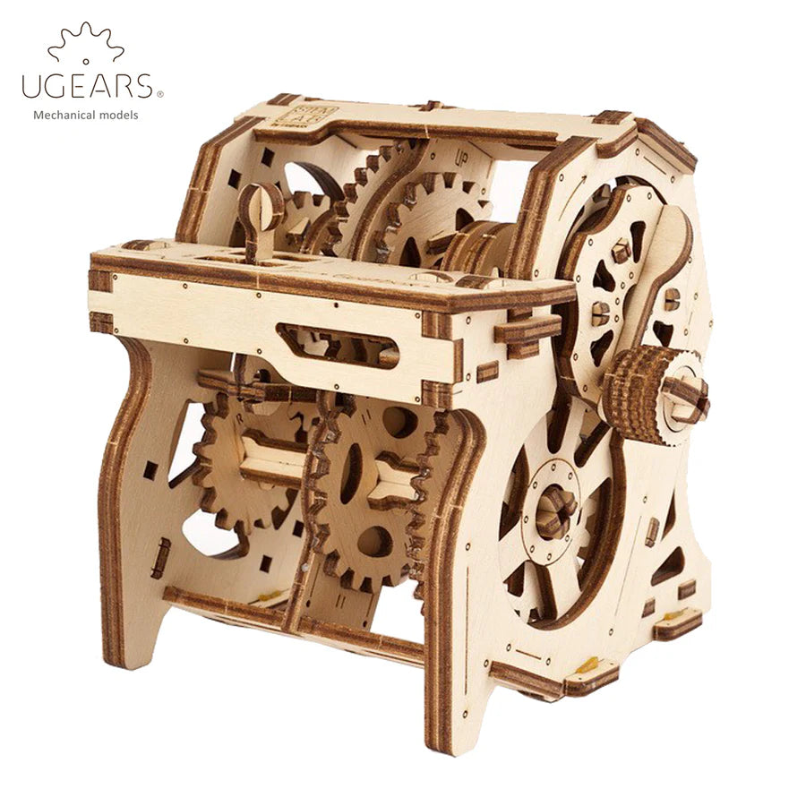 Caja de Cambios Mecánica - Maqueta de Madera Educativa (Ugears)