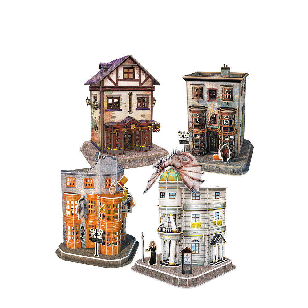 Harry Potter Diagon Alley Rompecabezas 3D Cubicfun Puzzle 3D