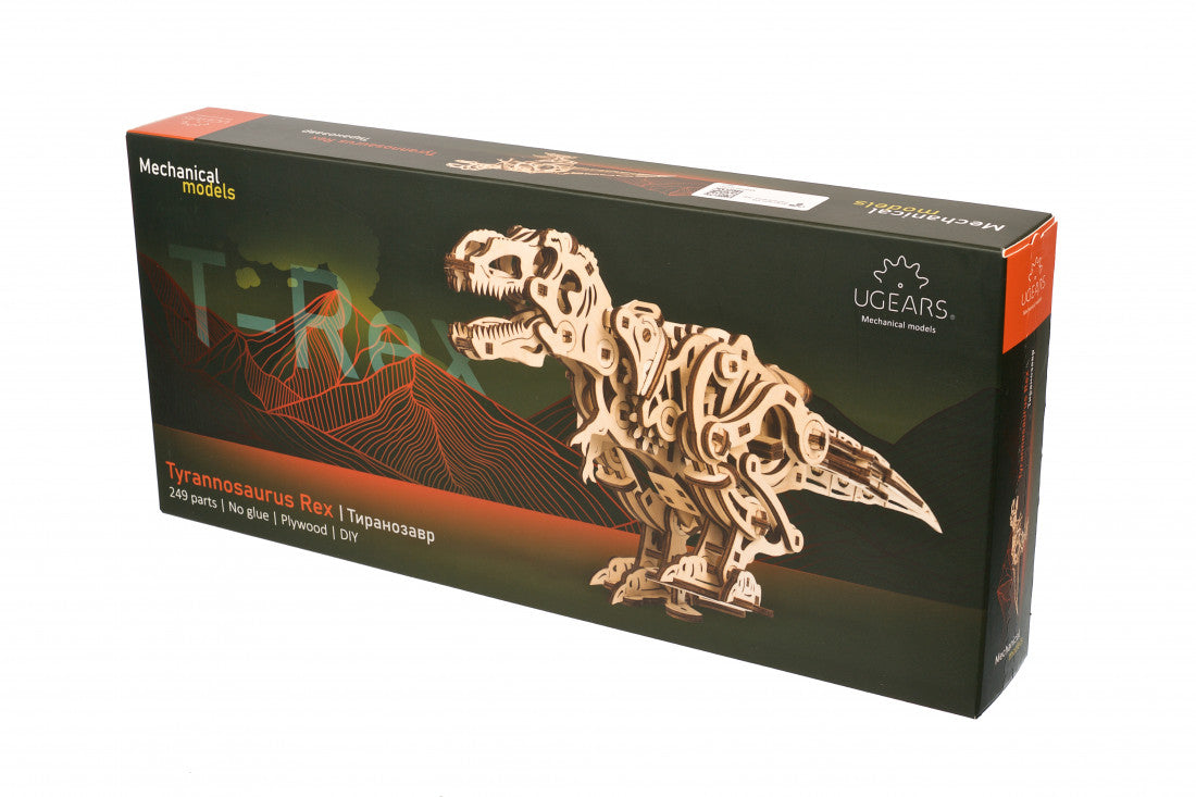Ugears Tyrannosaurus Rex maqueta mecánica de madera - vista 2