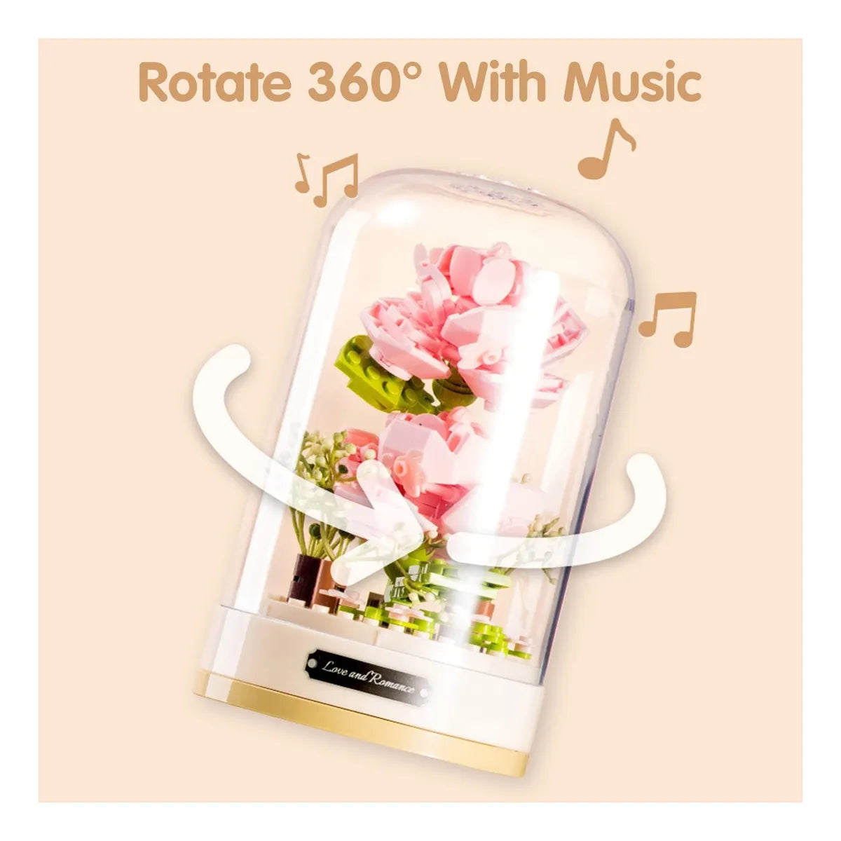 Lirio del Valle Eterno - Kit de Flores de Bloques DIY bajo Cúpula (Meest)