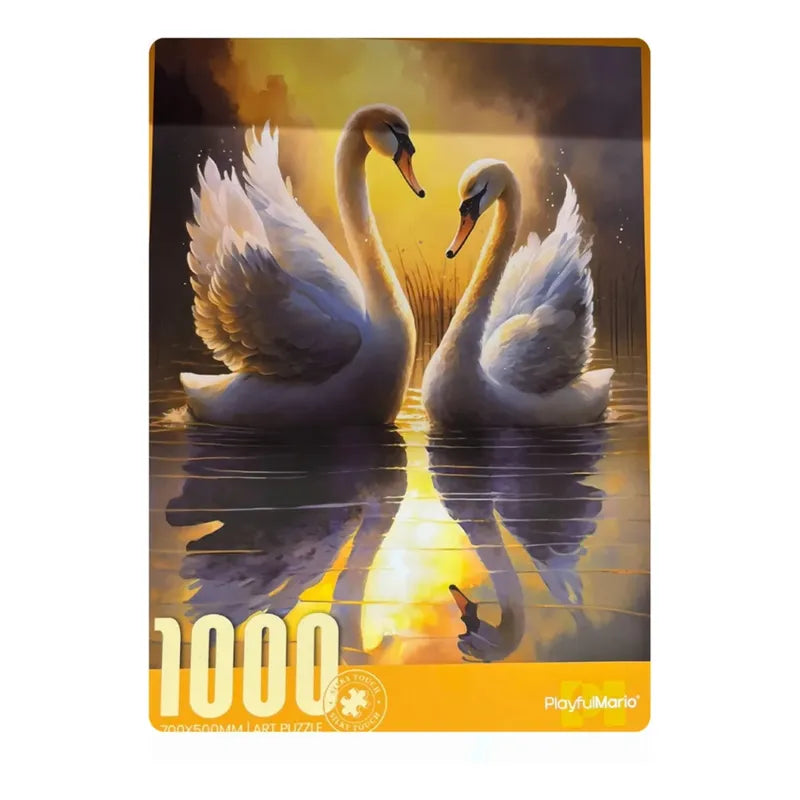 PUZZLE DE CISNES: Elegancia y Desafío en 1000 Piezas