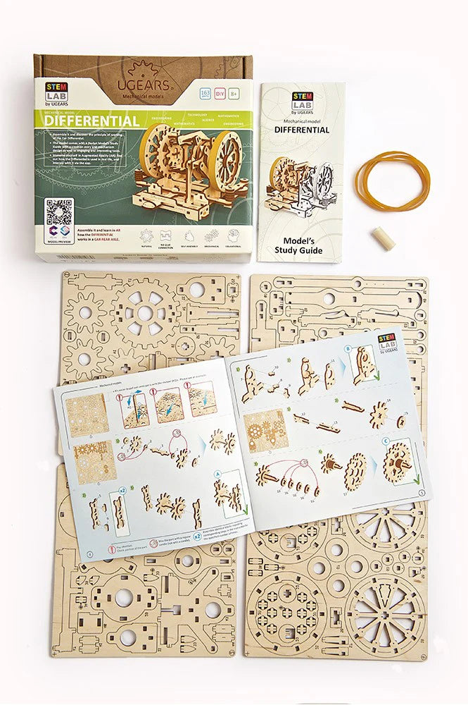 UGEARS Diferencial - Maqueta Mecánica de Madera 3D