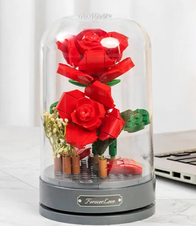Flor de Rosa - Caja Musical Botánica Floral