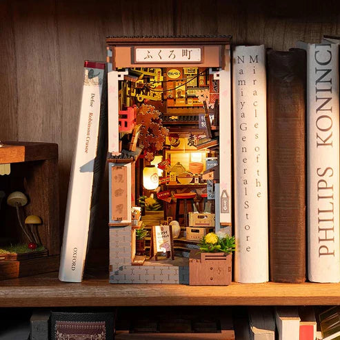 Booknook 3D "Sakura Wine Alley" - Callejón Japonés para Armar (Robotime)