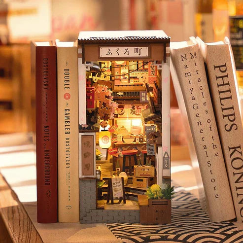 Booknook 3D "Sakura Wine Alley" - Callejón Japonés para Armar (Robotime)