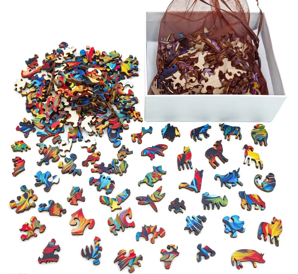 Puzzle de Madera Artístico - Rompecabezas Decorativo