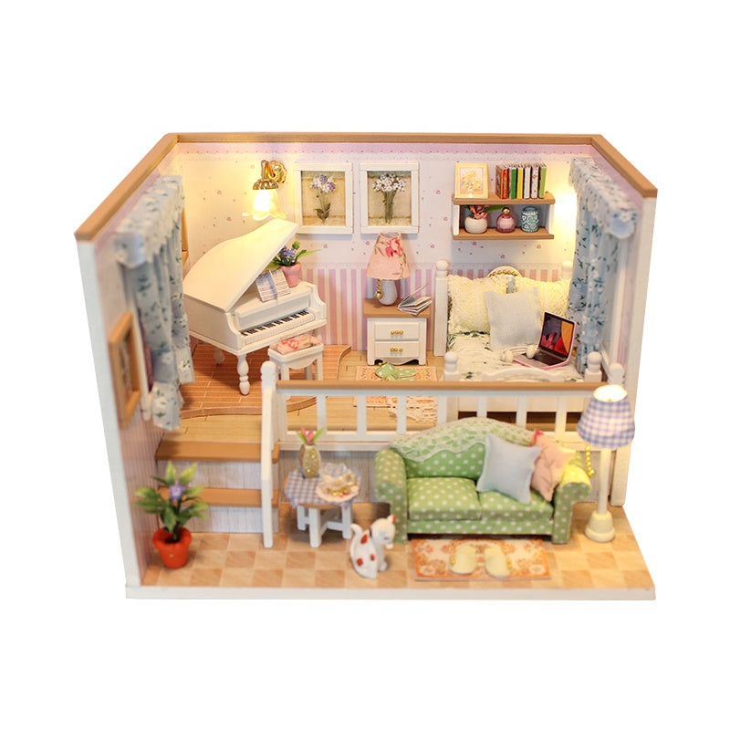 Loft Style - Kit de Casa de Muñecas Miniatura DIY mini house -M026