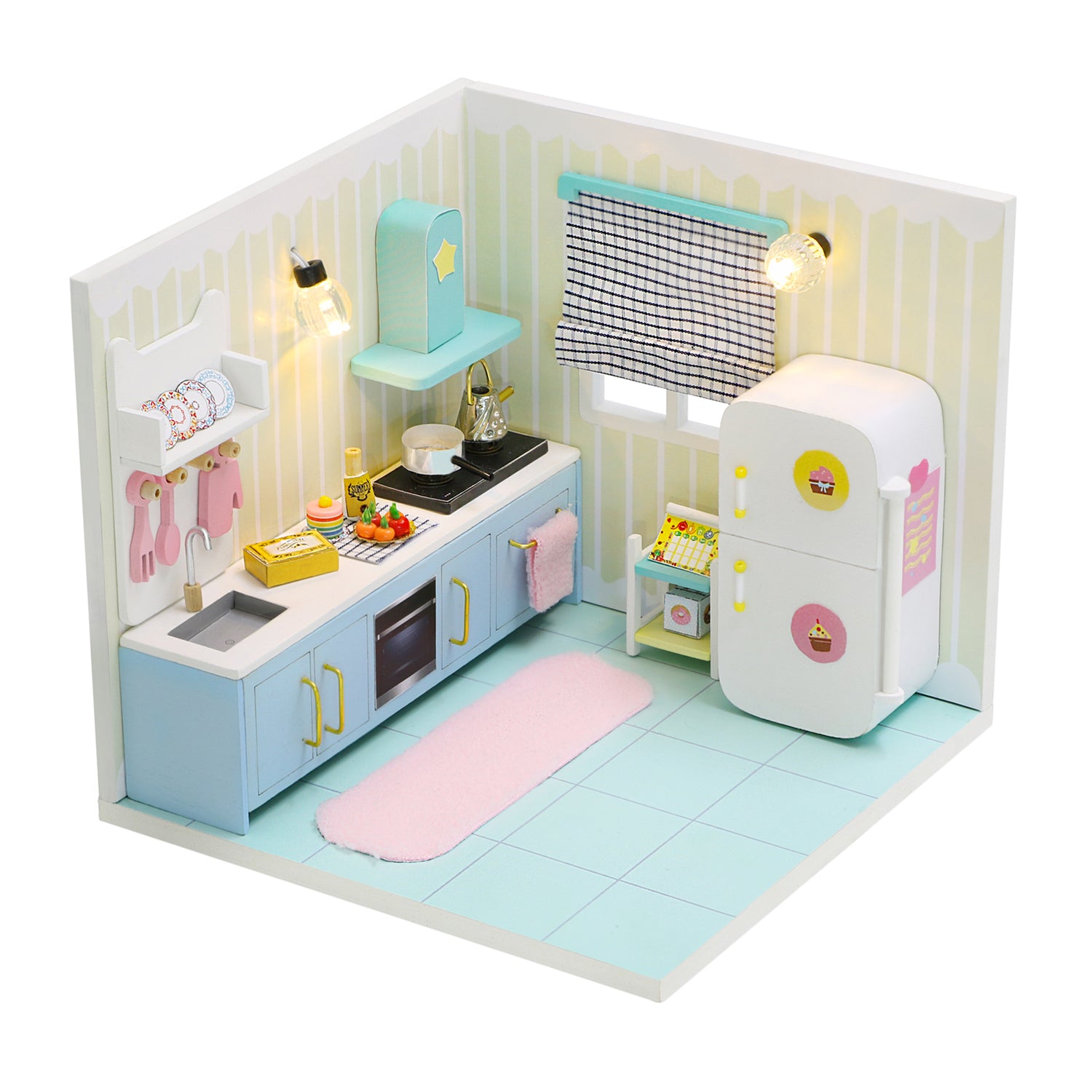 Kit de Casa de Muñecas Miniatura DIY mini house -S2007