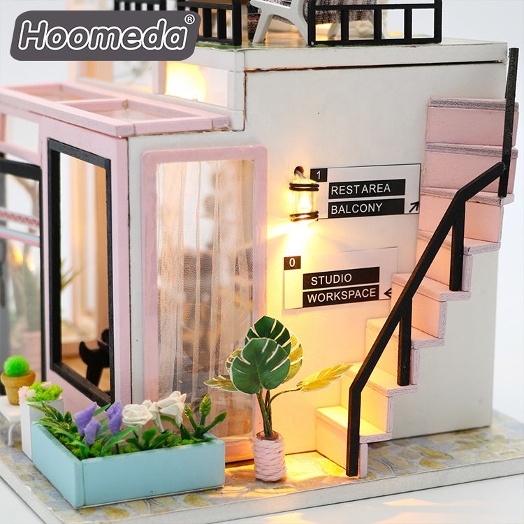 Casa de Muñecas en Miniatura DIY Houguang Studio - M903
