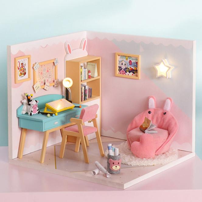 Kit de Casa de Muñecas Miniatura DIY mini house -S2006