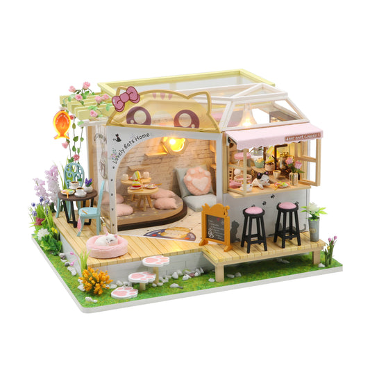 Cafeteria de gatitos Armable - Cat Cafe Garden - M2111