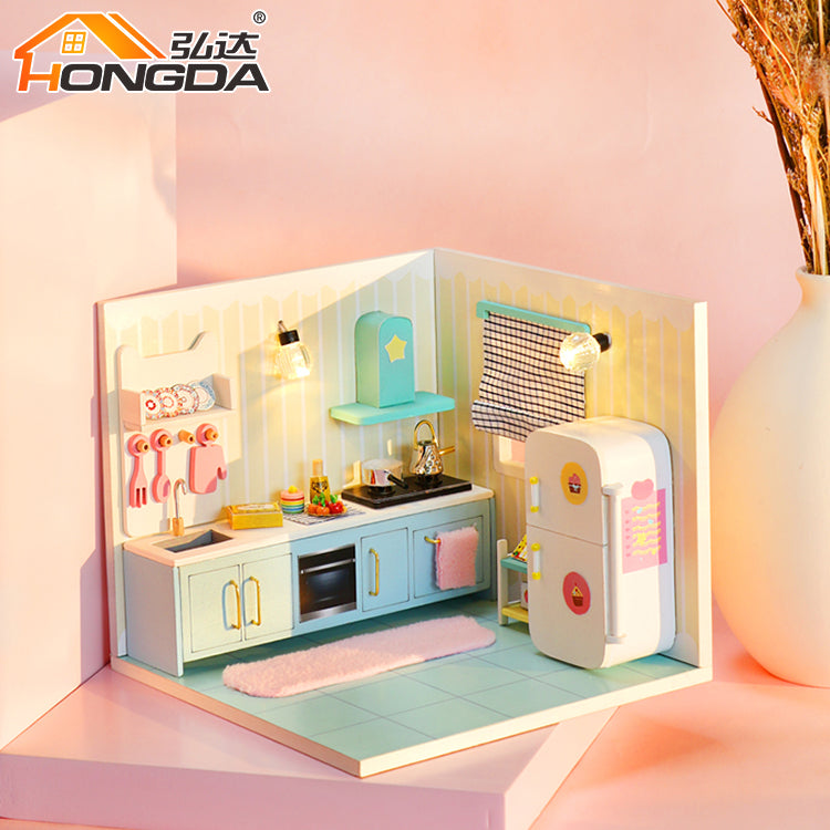 Kit de Casa de Muñecas Miniatura DIY mini house -S2007
