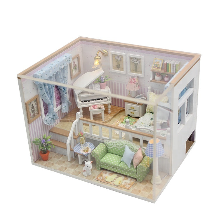 Loft Style - Kit de Casa de Muñecas Miniatura DIY mini house -M026