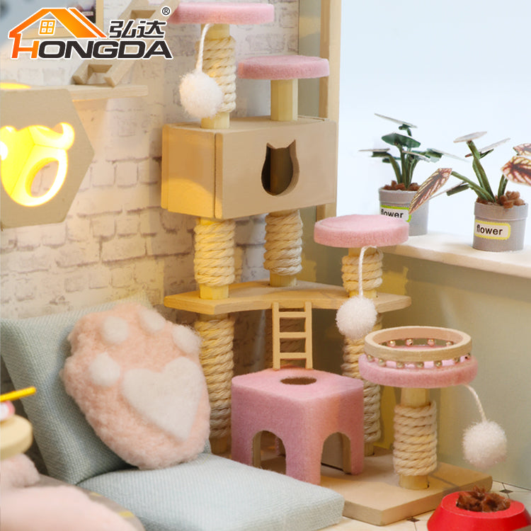 Cafeteria de gatitos Armable - Cat Cafe Garden - M2111