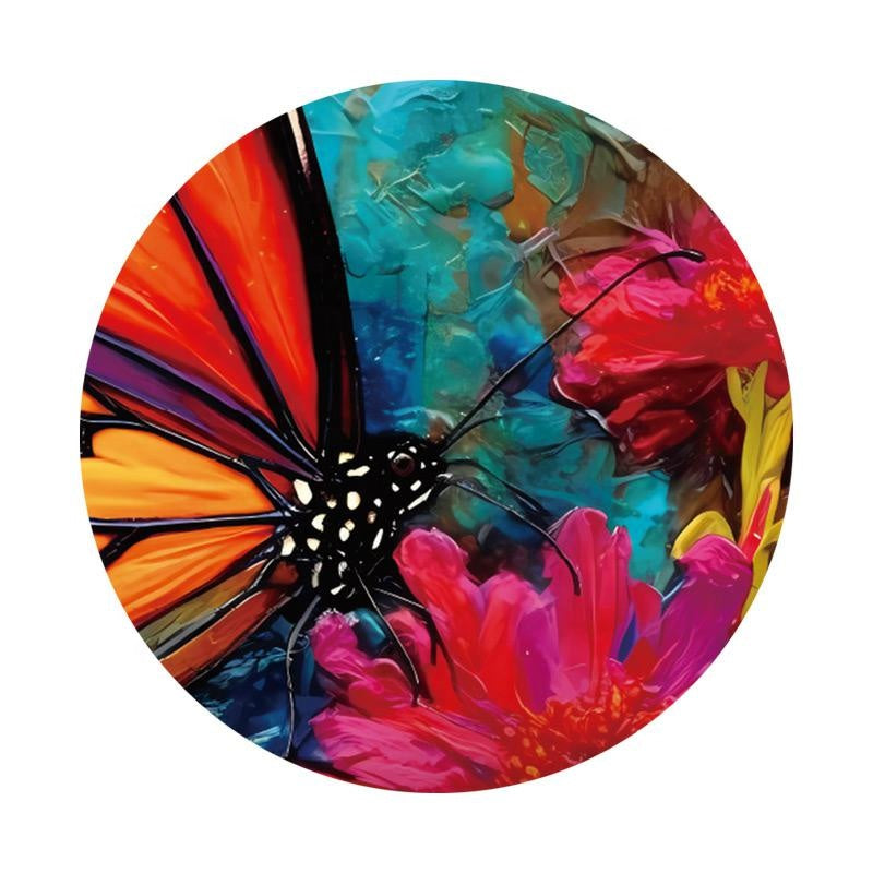 PUZZLE DE TERCIOPELO JACKO TOYS: Mariposa en Flor (1000 Piezas)