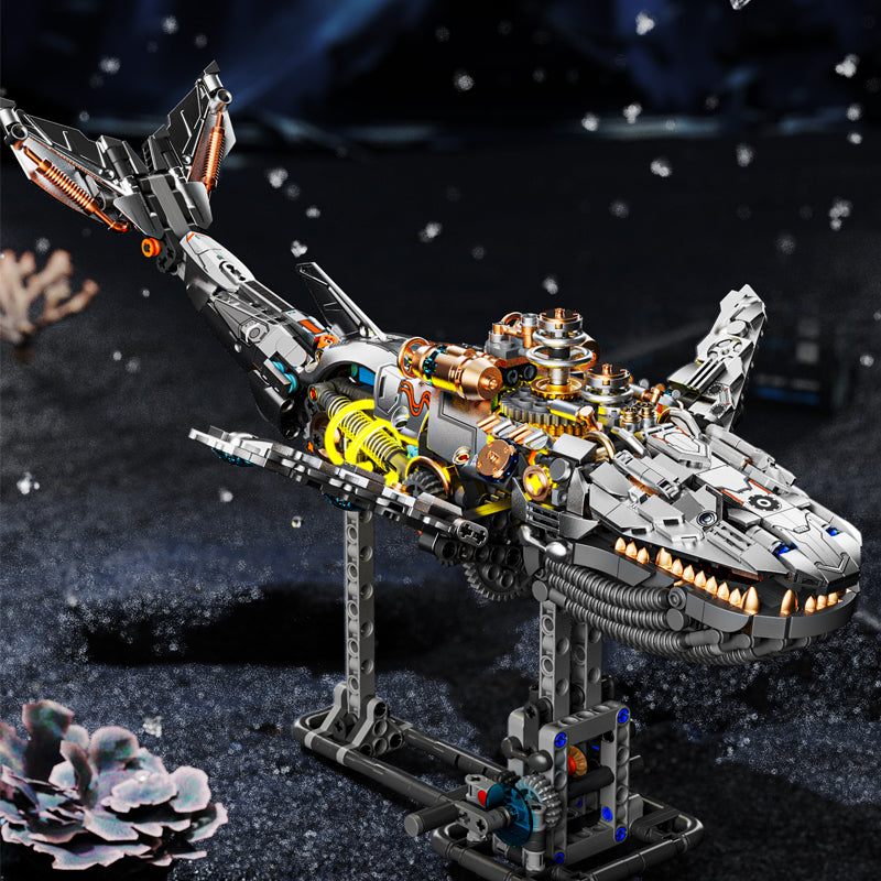 Ballena Mecánica MOC - Bloques de Construcción Serie Animales Marinos (1388+ PCS)