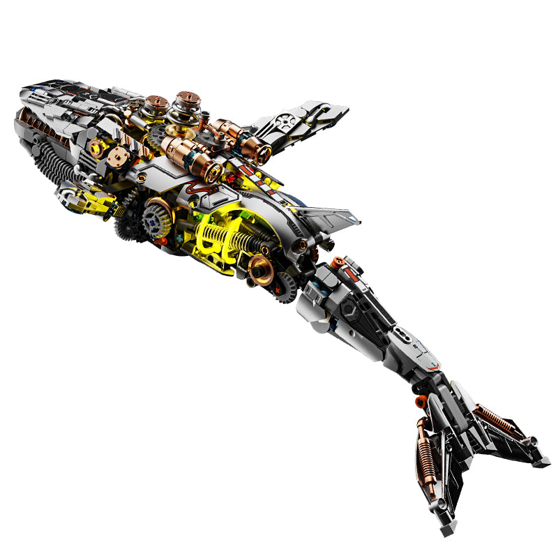 Ballena Mecánica MOC - Bloques de Construcción Serie Animales Marinos (1388+ PCS)
