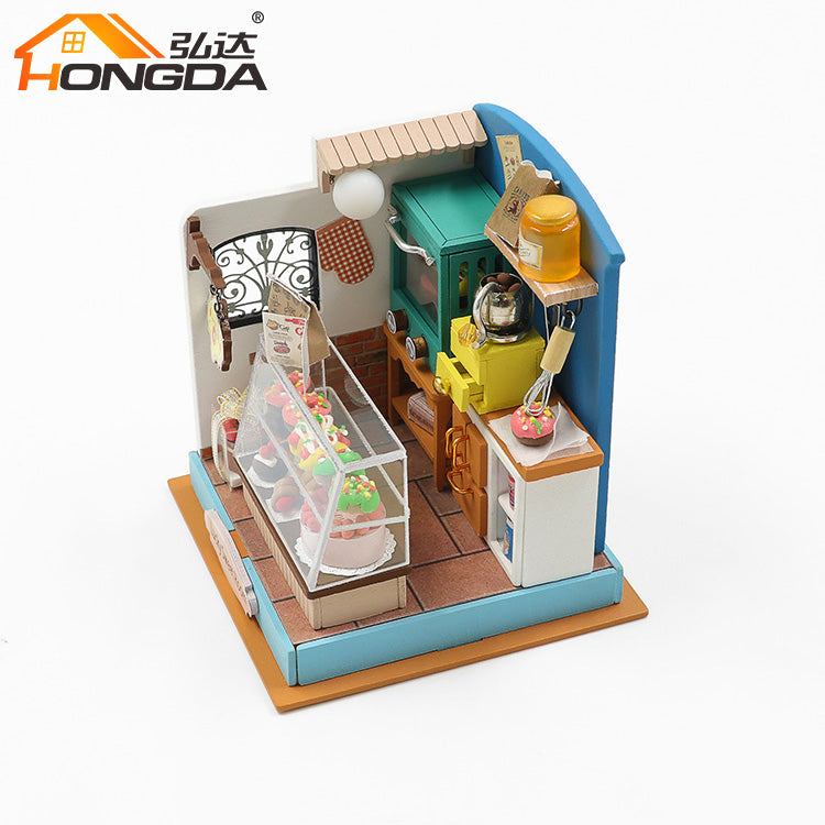 Pastelería en Miniatura con Luces LED – Kit DIY Lucky Sweet Room S2304