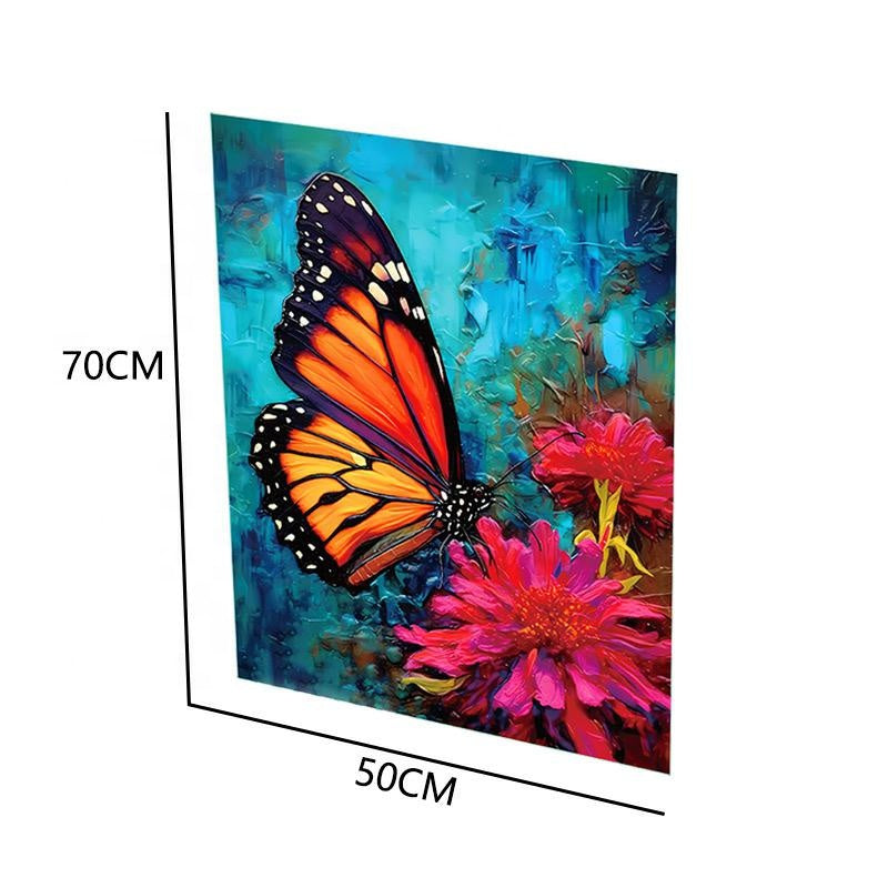 PUZZLE DE TERCIOPELO JACKO TOYS: Mariposa en Flor (1000 Piezas)