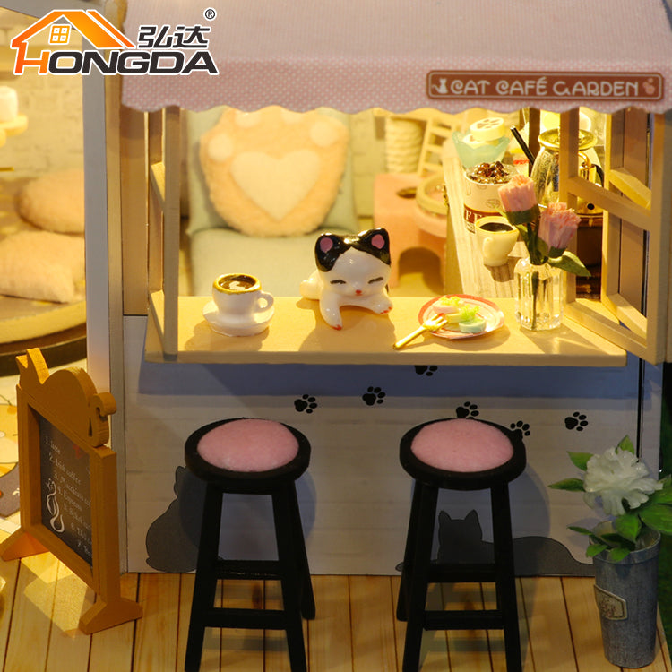 Cafeteria de gatitos Armable - Cat Cafe Garden - M2111