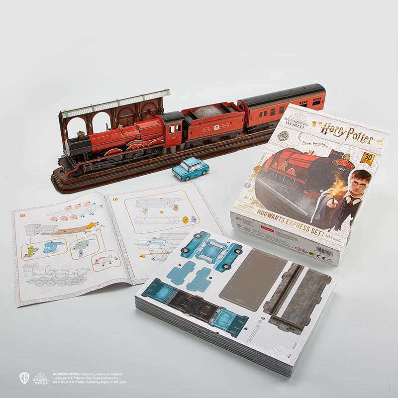 Hogwarts Express Harry Potter Tren Puzzle 3D Cubicfun
