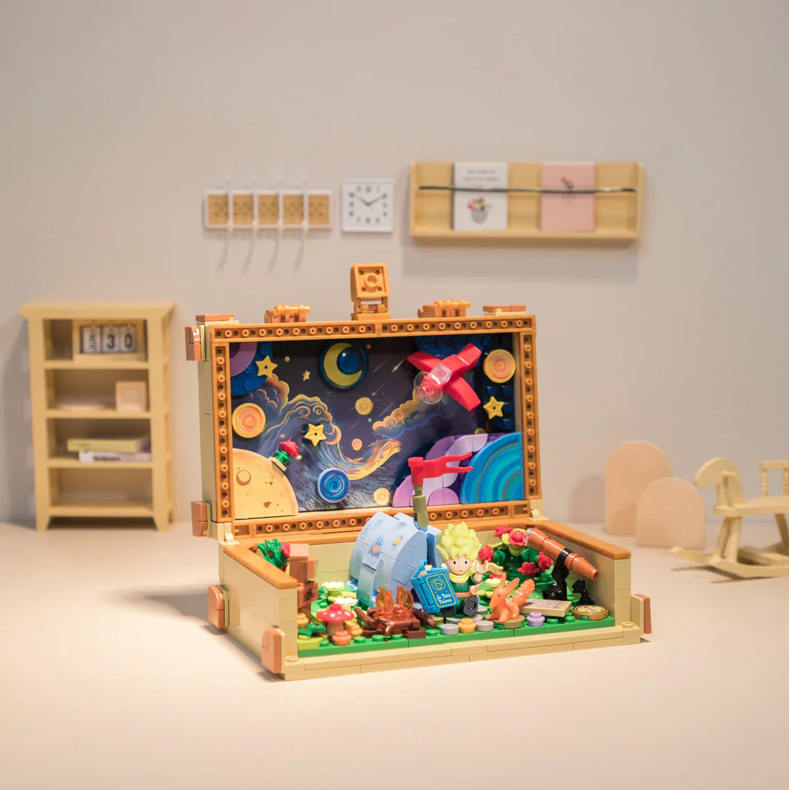 Set de Bloques La Maleta del Principito (86311) - Diorama tipo LEGO Style Licenciado (Pantasy)