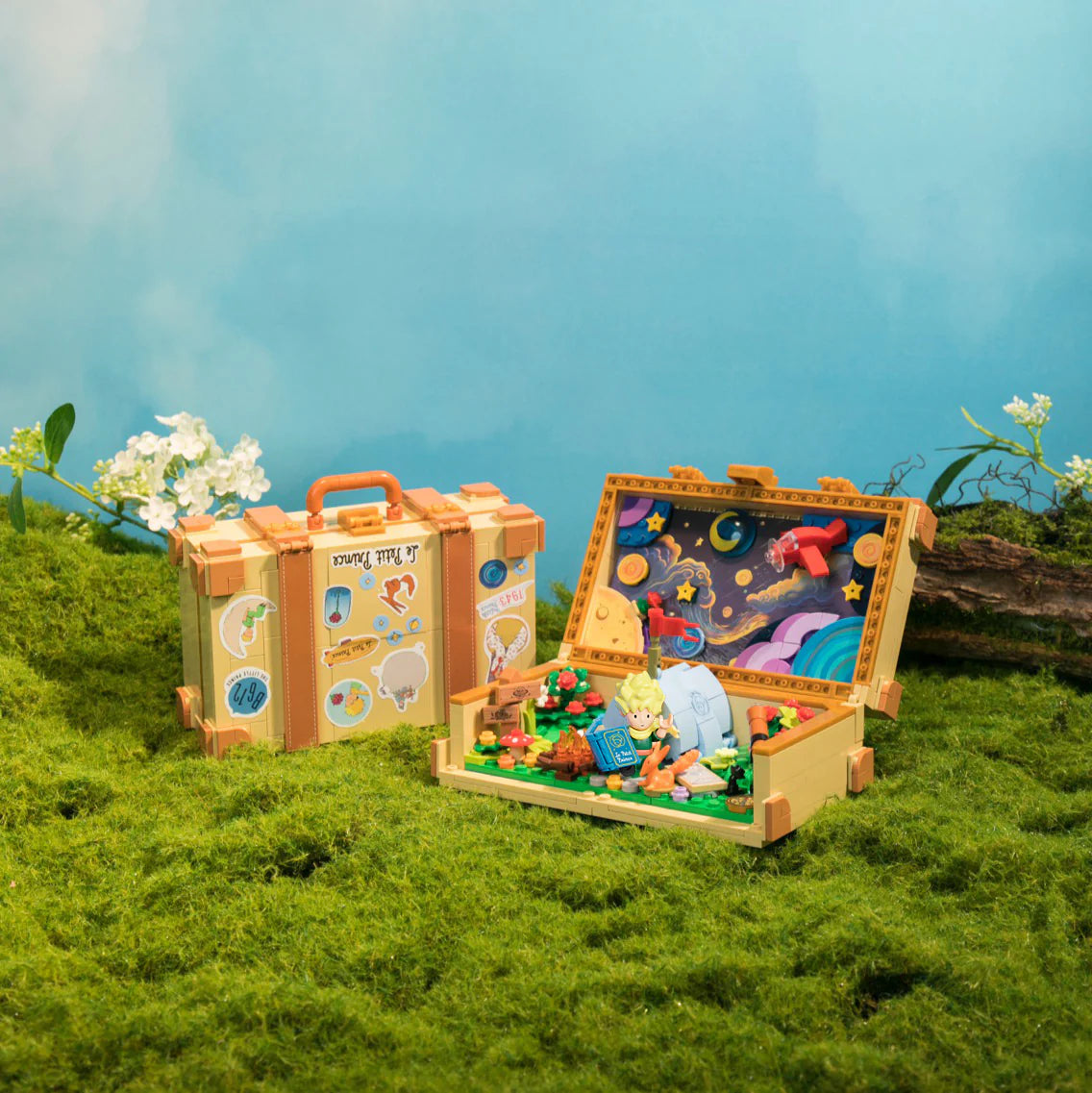 Set de Bloques La Maleta del Principito (86311) - Diorama tipo LEGO Style Licenciado (Pantasy)