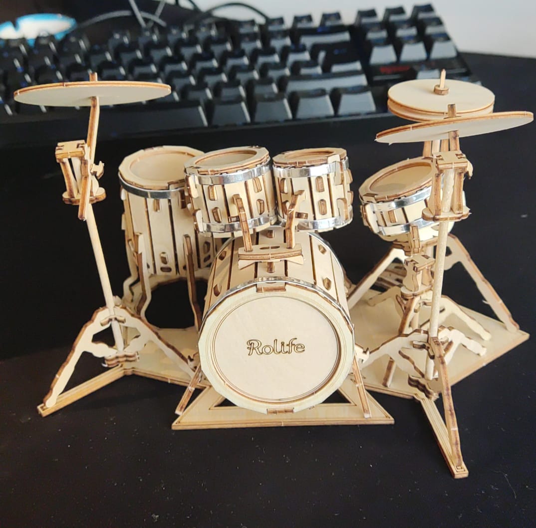Bateria armable de madera- Drum Kit