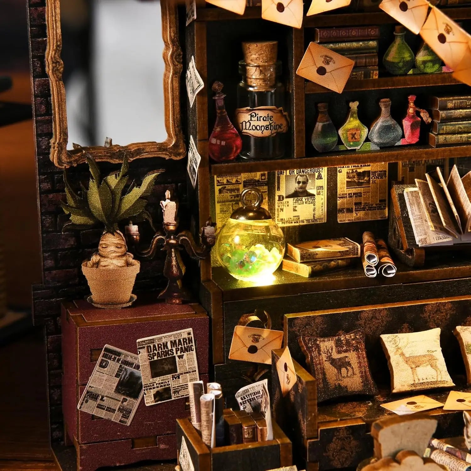Separador de Libros - La Casa de la Magia - tematica de Harry Potter