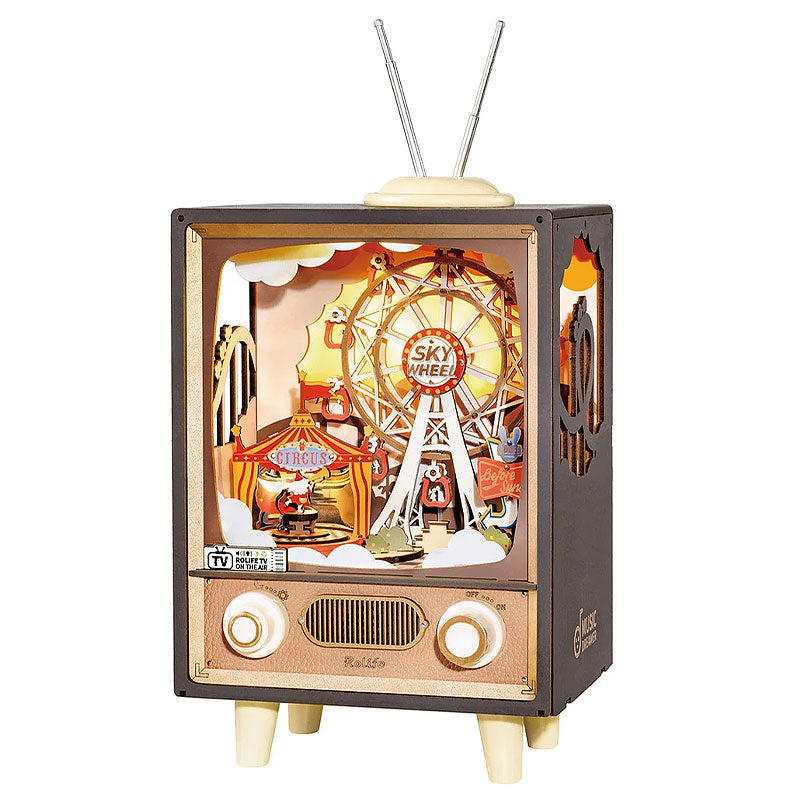 Miniatura Mecanismo Radio TV Vintage Musical Sunset Carnie