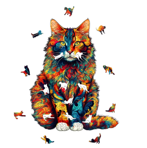 Puzzle de Madera Artístico - Rompecabezas Decorativo